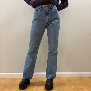 Vintage Bootcut Levi’s 517 Blue Jeans